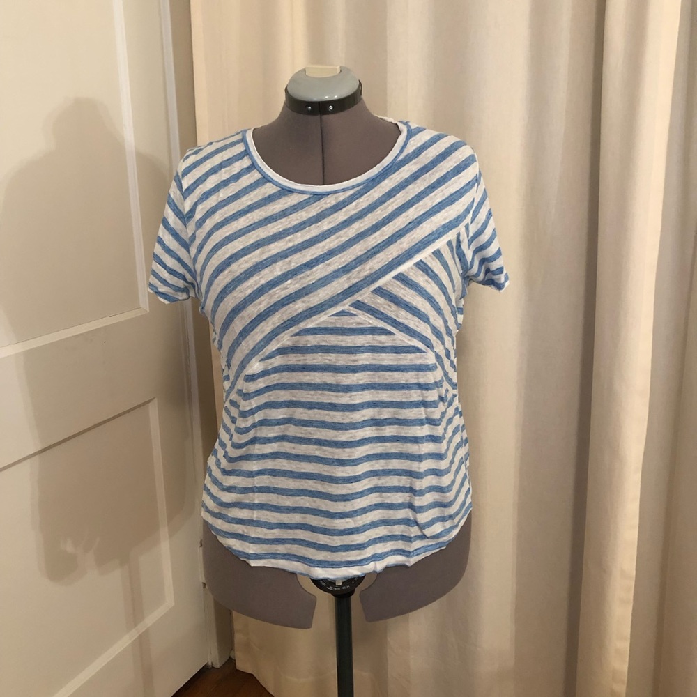 J. Crew linen tee L